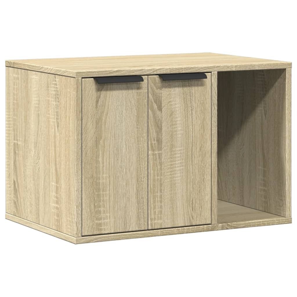 Katzenklo Sonoma Eiche 60x40x40 cm Holzwerkstoff Produktbild 