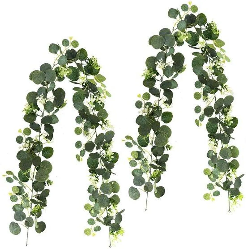 Guirlande de lierre eucalyptus artificiel 180cm fausse plante suspendue