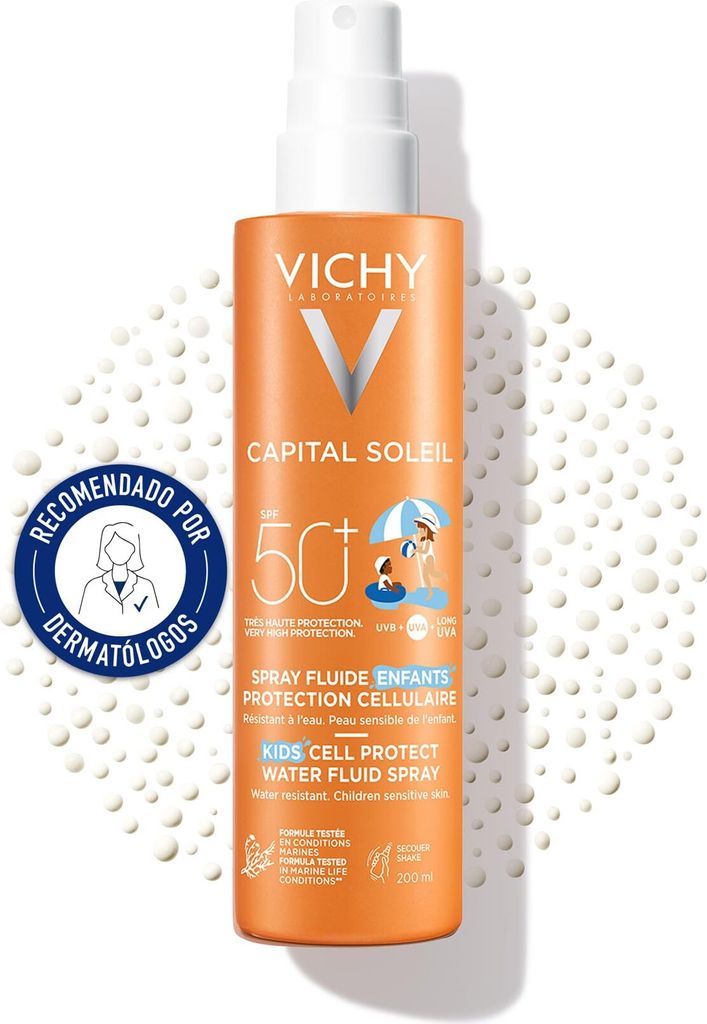 Vichy Capital Soleil Kids Cell Protect Fluid Spray SPF50+