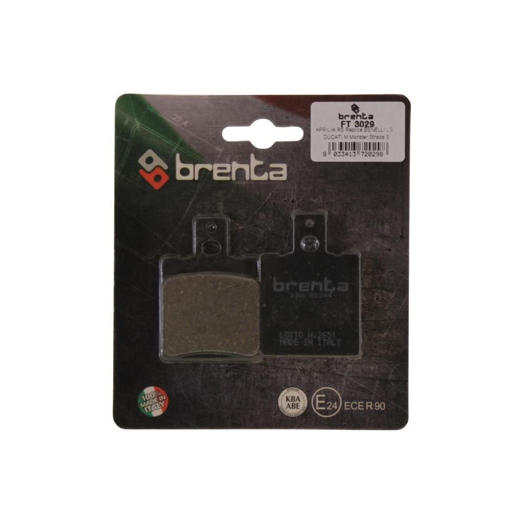 Bremsbeläge Brenta 3029 organisch für A.P. Racing Bremssattel CP-3548