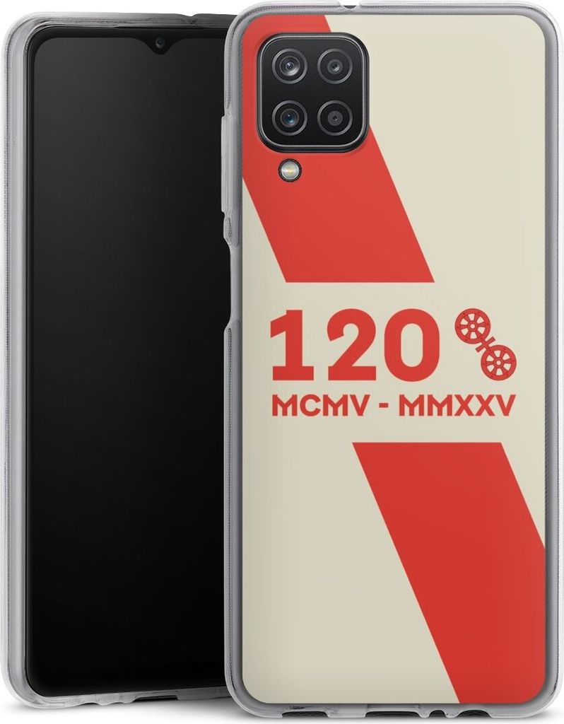 DeinDesign Handyhülle für Samsung Galaxy A12 Silikon Hülle Case Smartphone Schutzhülle 1. FSV Mainz 05 E.V. 120 Jahre Bundesliga