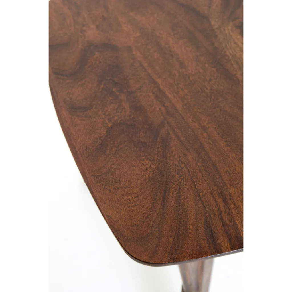 Petite table bois acacia stable et durable pour petits espaces 44cm - 7