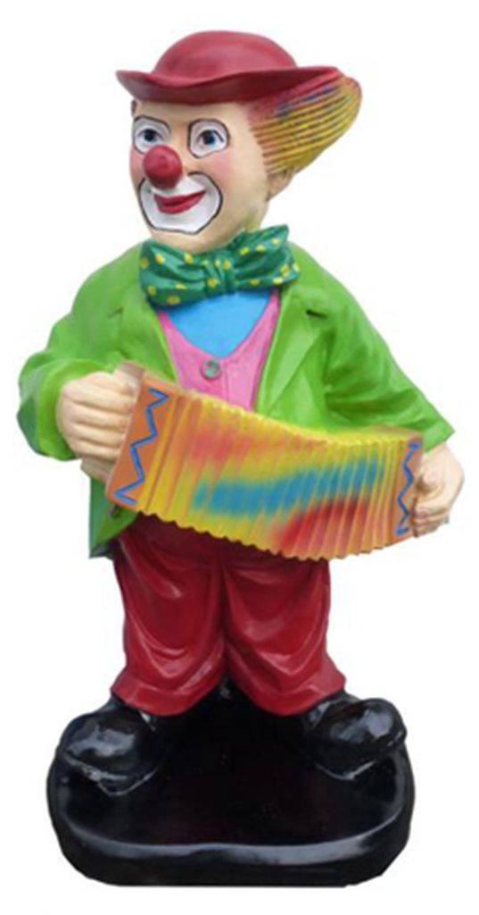 Clown Witzige Figur Statue 65 cm Figuren Garten Dekoration Skulptur Statuen 65cm