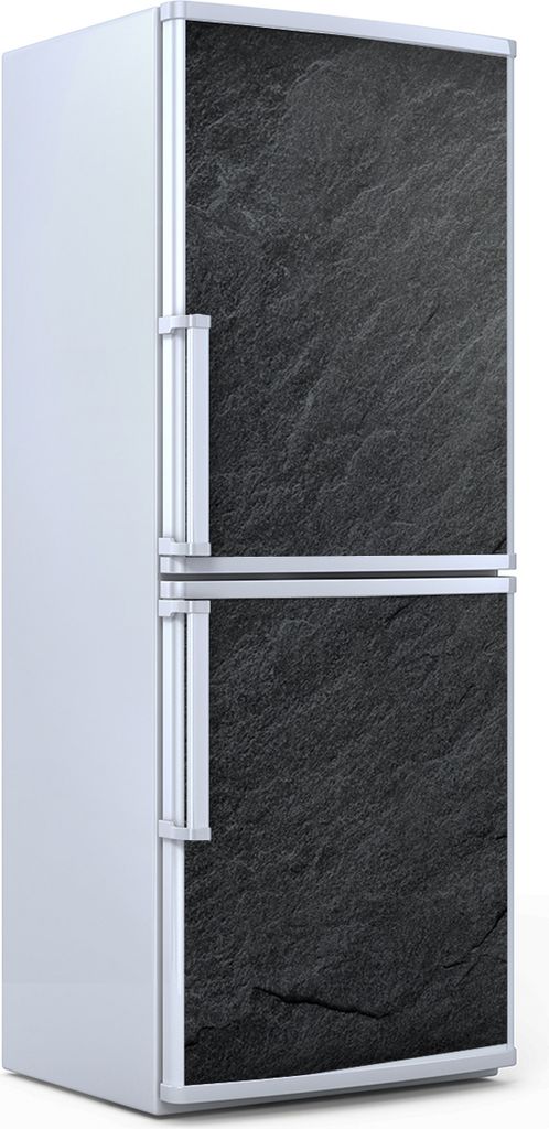 Kühlschrankdekoration 70x180 cm Aufkleber auf dem Kühlschrank - schwarze Stein
