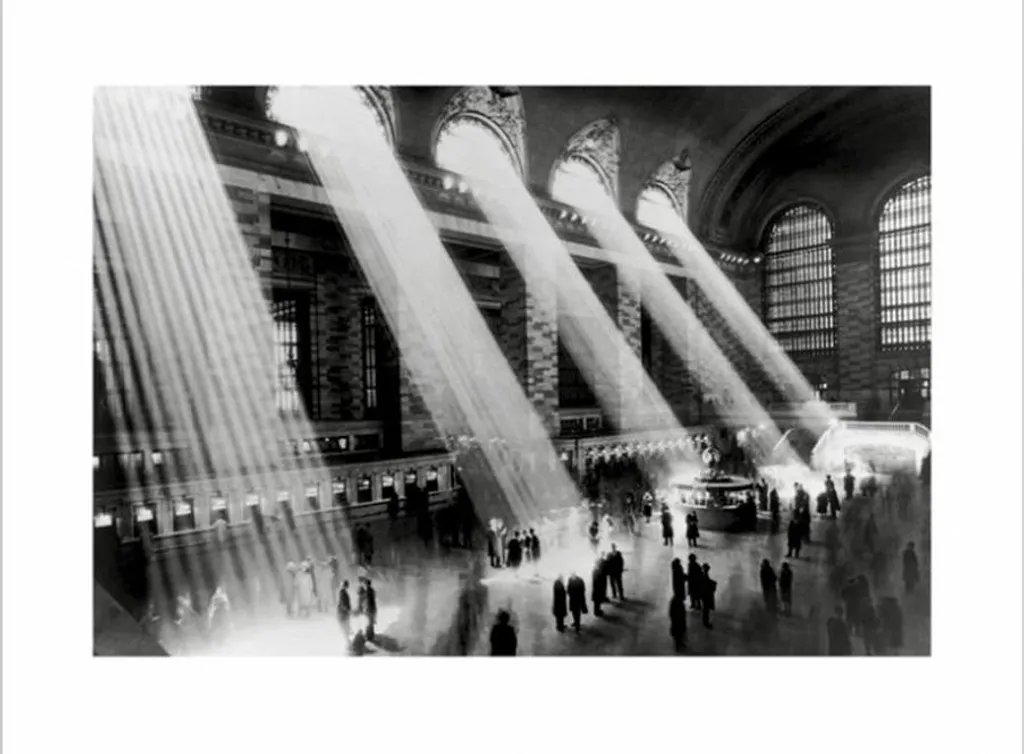 Décoration Murale New York Grand Central 80x60 cm - Idéal pour Salon