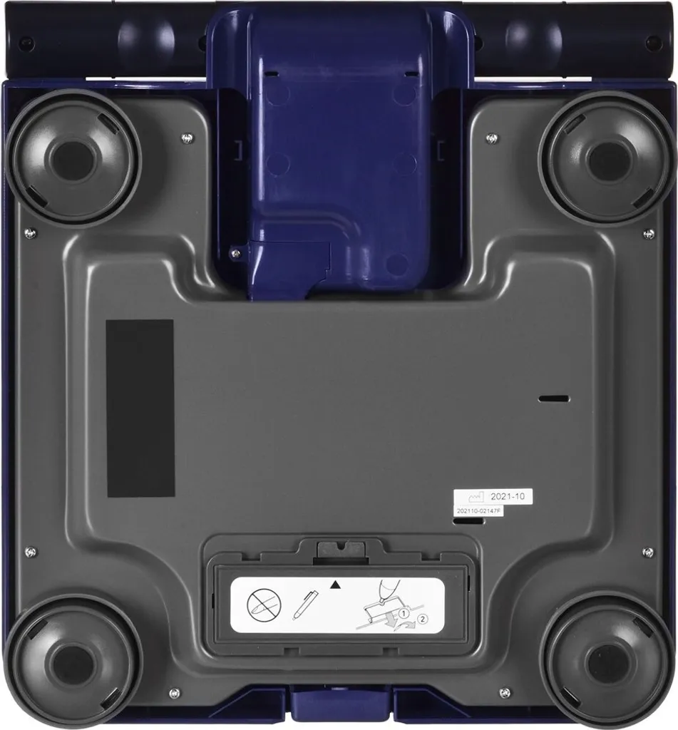 Bilancia Elettronica Omron BF511: Design Quadrato e Precisione Blu - 8