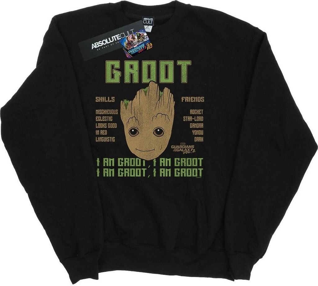 Marvel - "Guardians Of The Galaxy Vol. 2 Skills" Sweatshirt für Damen BI19778 (M) (Schwarz)