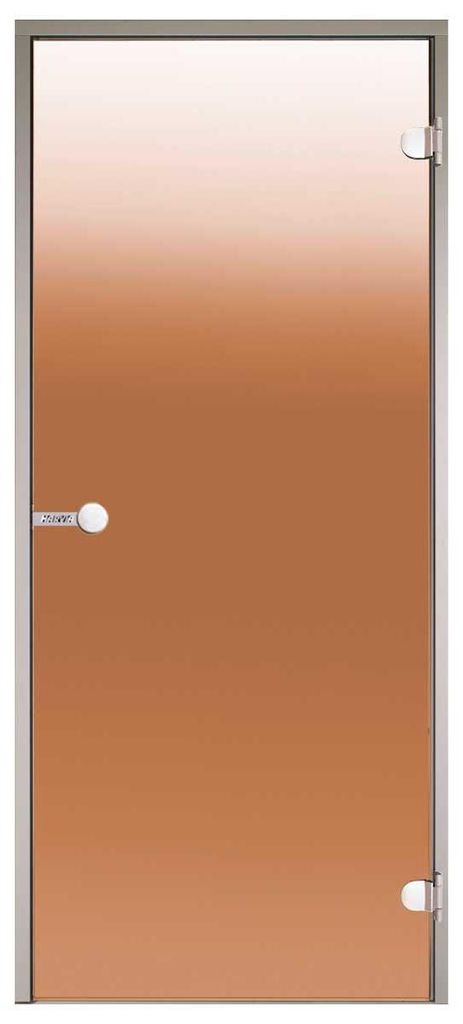 Saunatür Harvia Line - Aluminium / Glas Bronze / 70 x 190 Produktbild 