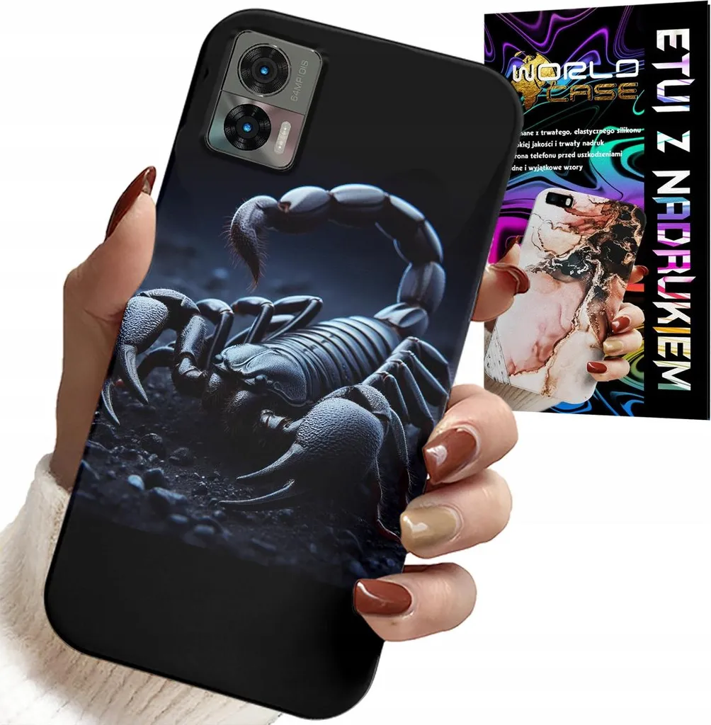 Custodia per Motorola Edge 30 Neo - Scorpion, Scorpions + Pellicola idrogel
