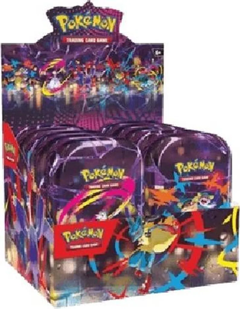 Rangement cartes Pokémon Mega Heroes anti-poussière en métal solide