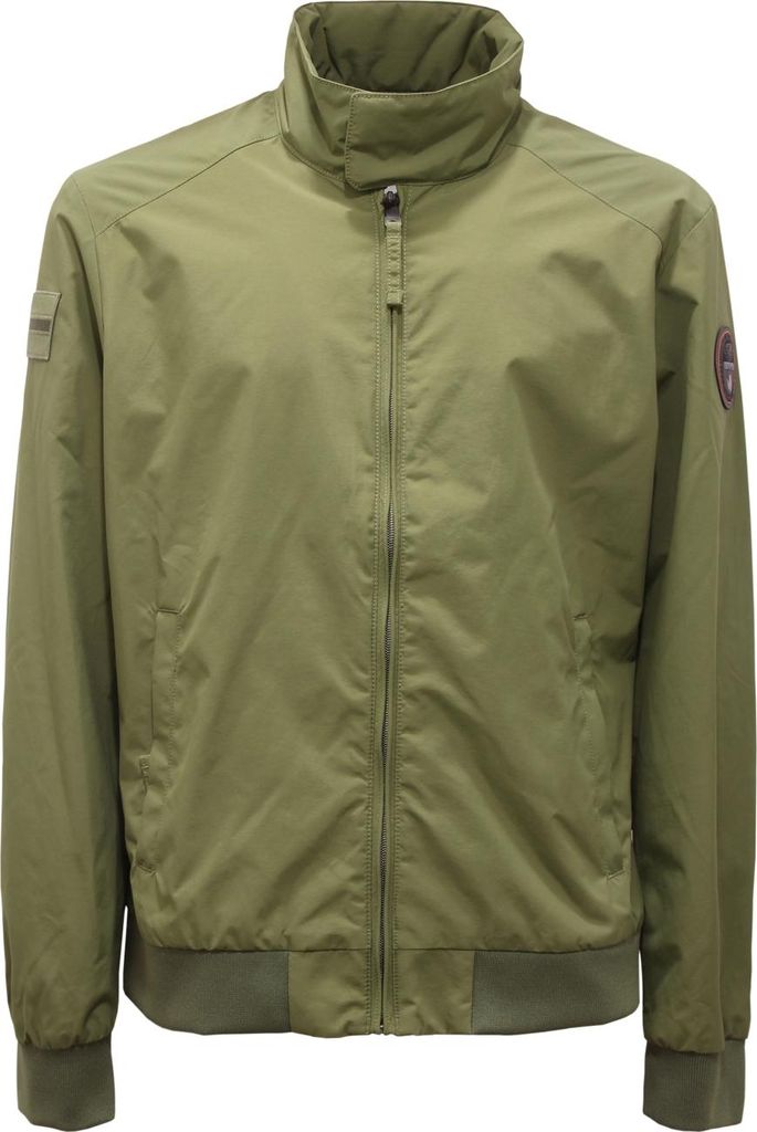 7753Au Giubbotto Leggero Uomo Napapijri Man Jacket Green