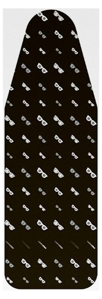 Bügelbezug Universalcover für Bügeltische, 131 cm x 55 cm, 100 % Baumwolle, Praktisches Klipp-System, Waschmaschinenfest