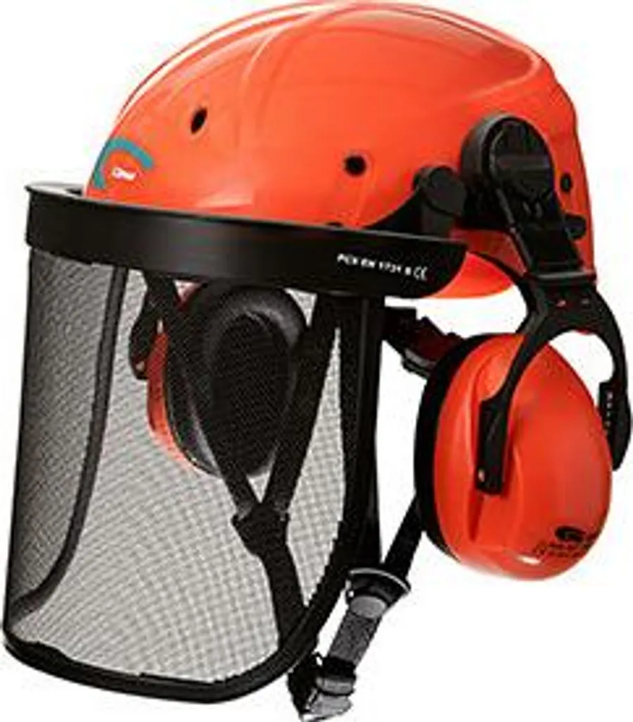 Casque élagueur pour travail en hauteur sécurité ABS visière intégrée