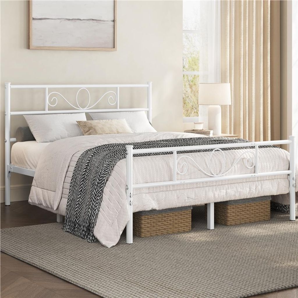 Yaheetech Bettrahmen Metallbett für 140 x 200 cm Matratze Produktbild 