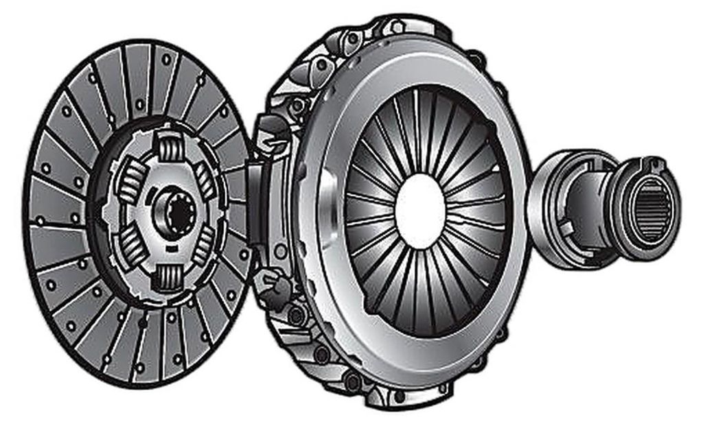 Kupplungssatz Ø 350 mm 24 Zähne mit Ausrücklager VALEO für diverse Fahrzeuge