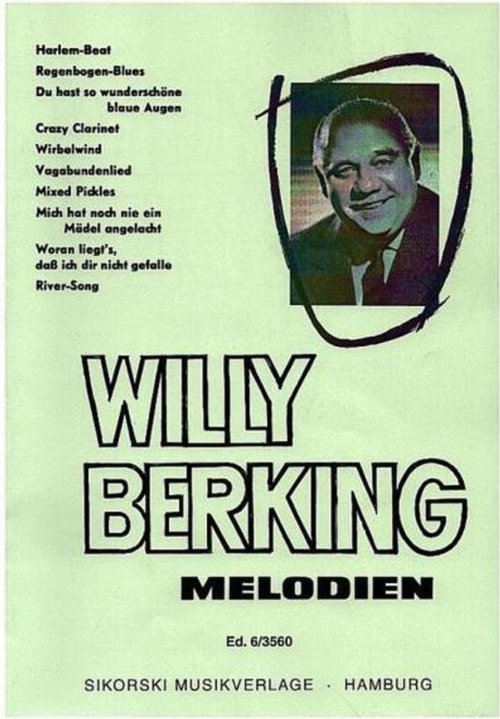 Willy Berking Melodien:Album für Gesang und Klavier (dt)
