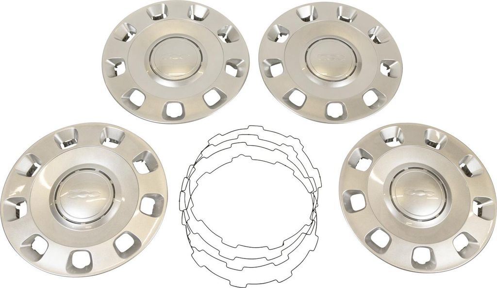 Original Radkappensatz 14 Zoll passend für Fiat 500 Produktbild 