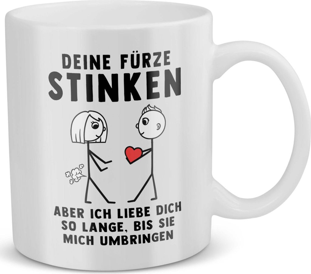 22Feels Frauen Jahrestag Geschenk Hochzeitstag Ehefrau Valentinstag Freundin Tasse Geburtstag für Sie Kaffeetasse Haferl Weihnachten Geschenkidee