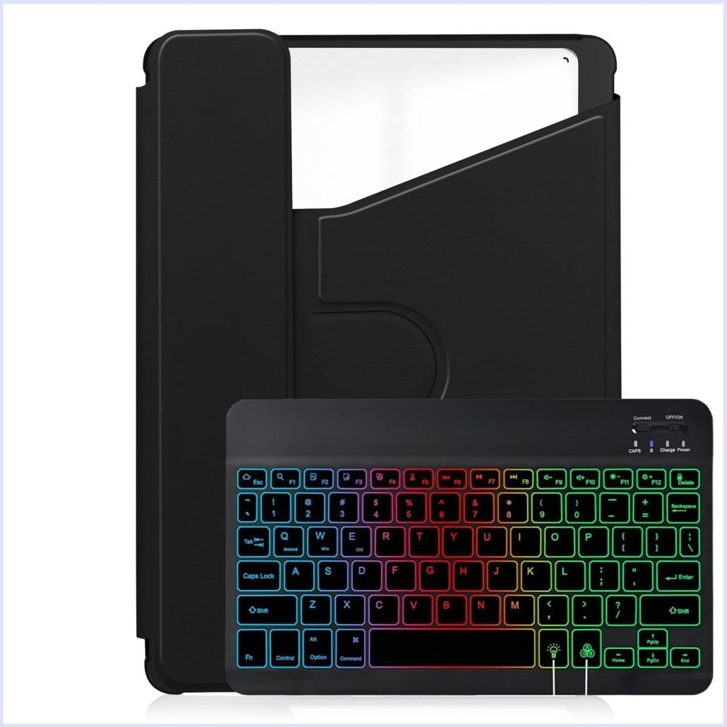 INF Drehbare Acryl-Stifthalter Bluetooth-Tastaturhülle für iPad Pro 11 2024