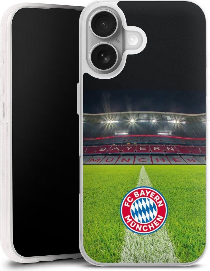 DeinDesign Handyhülle für Apple iPhone 17 Silikon Hülle Case Smartphone Schutzhülle FC Bayern München FCB Stadion