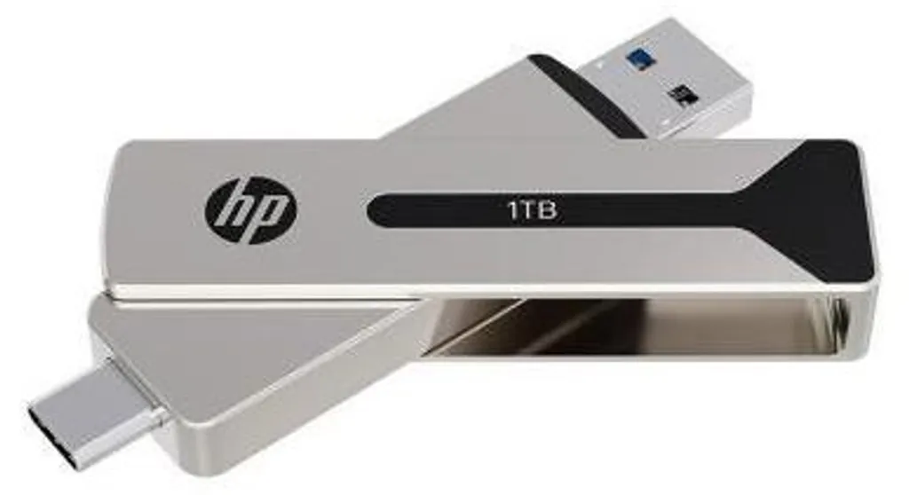 Clé USB HP 512Go Pendrive Double Connectique USB-C et USB-A 3.2