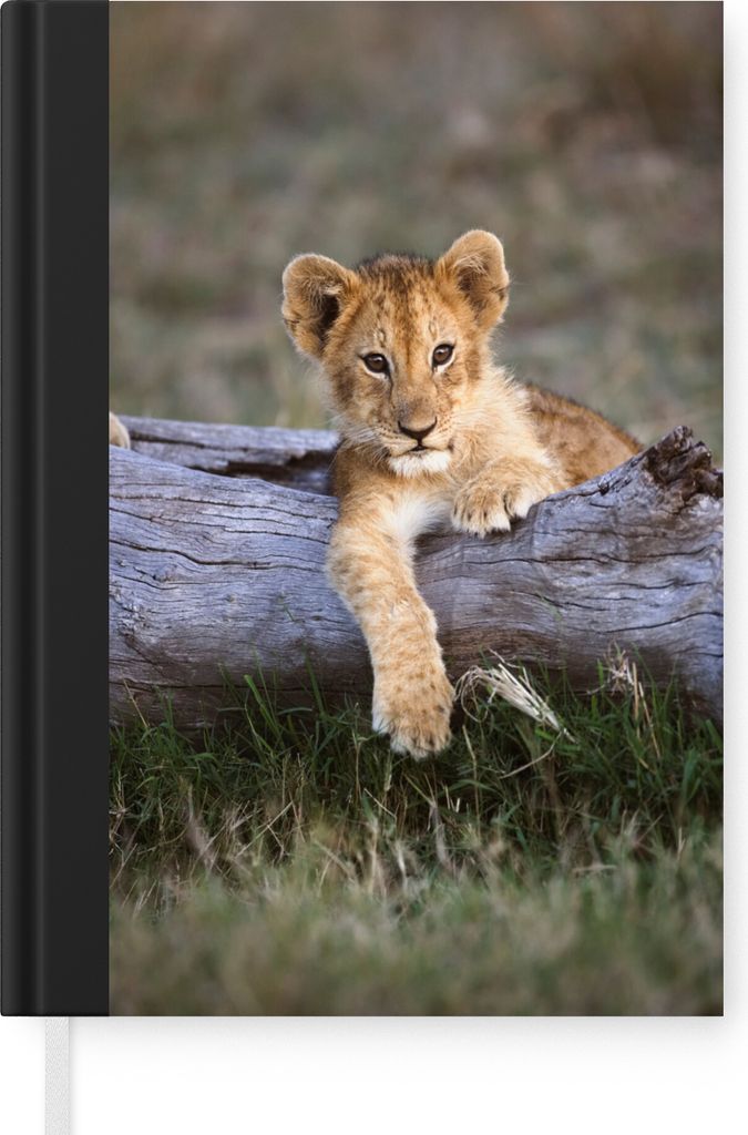 MuchoWow Notizbuch Tagebuch Haushaltsbuch Notebook A5 Jungtier - Tier - Natur - Notizblock - Notizheft - Notebook - Schreibblock - Papier