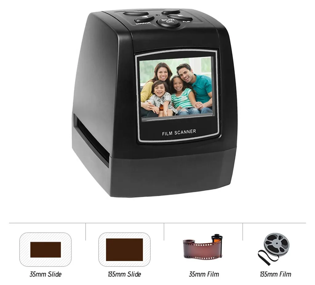 Scanner de films 135mm avec écran LCD pour prévisualisation et lecture - 8