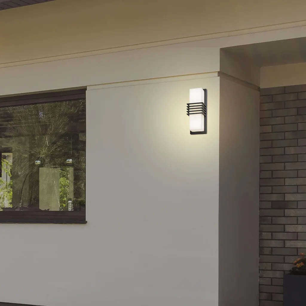 Éclairage de Terrasse LED Anthracite Rodez 12W pour Mur Extérieur - 2