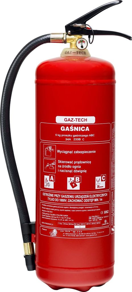 4Kg Pulverfeuerlöscher - Ogp 4X Abc/E Produktbild 