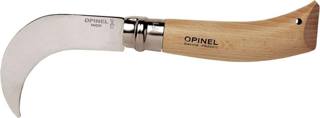 Opinel N°10, Nóż przesuwny, Stal nierdzewna, Drewno, Zdjęcie produktu 