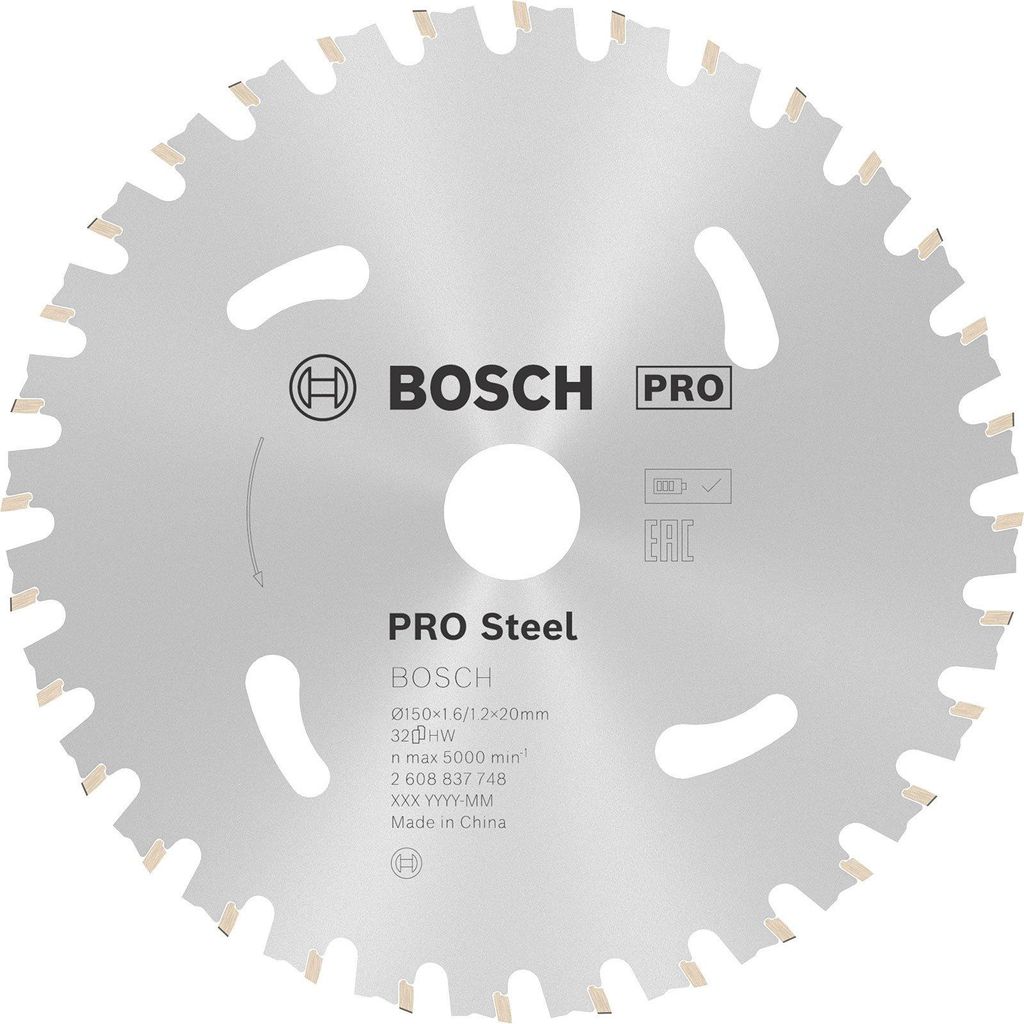 PRO Steel cordless Kreissägeblatt, 150 x 1,6 x 20 mm Produktbild 