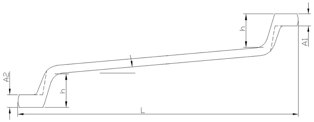 Projahn Doppelringschlüssel 36 x 41 mm