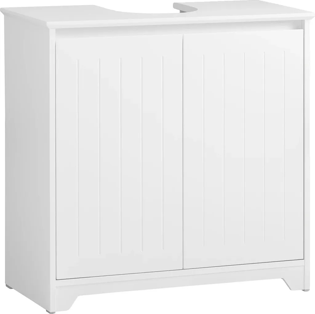 Armoire murale de salle de bain blanche - Meuble rangement peu encombrant