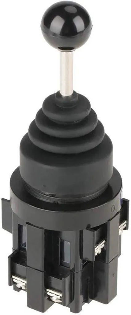 Commutateur joystick impulsionnel 15A 150V robuste avec 4 contacts NO