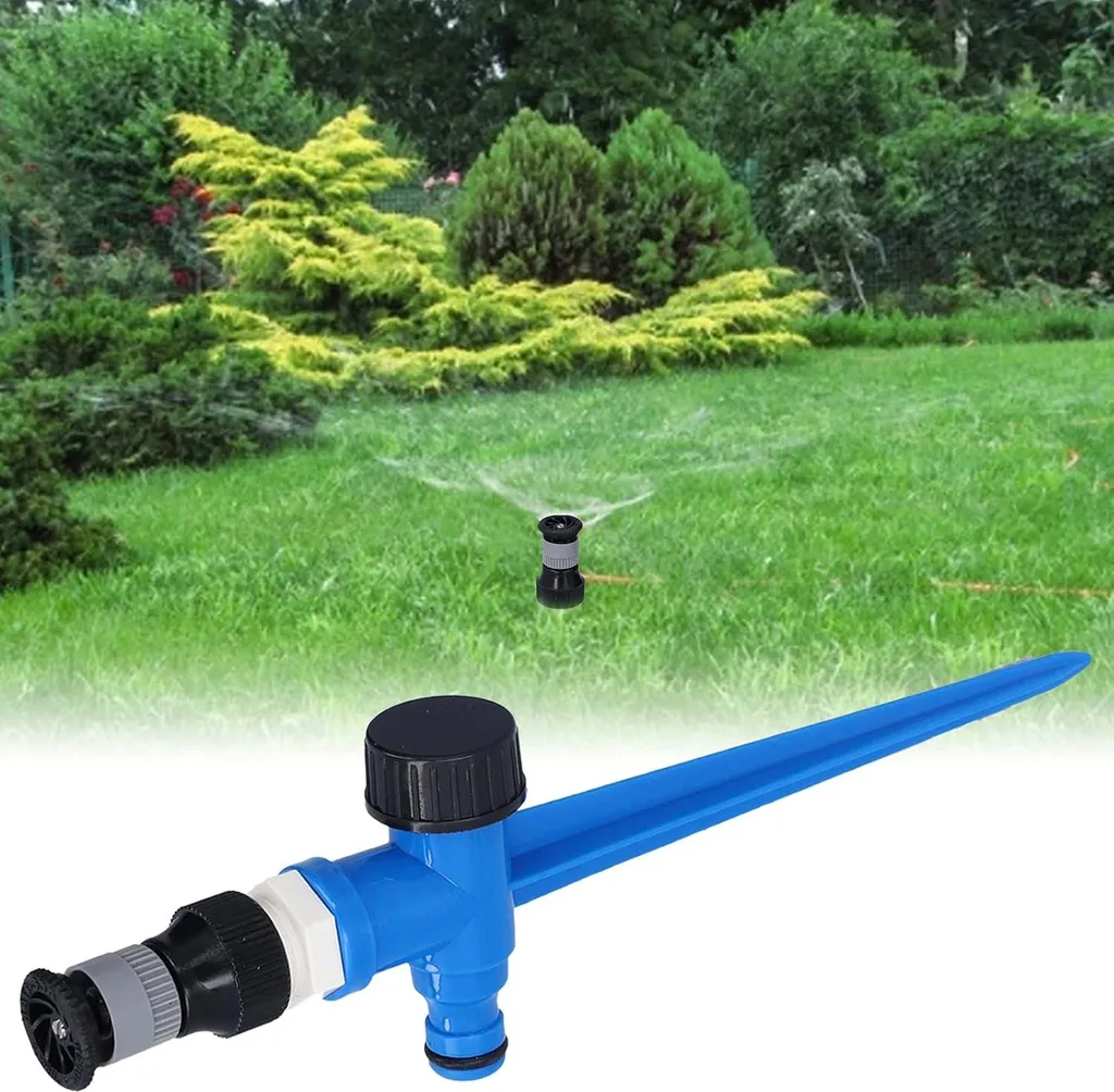 Arroseur de jardin réglable 360° rotatif haute performance pour gazon