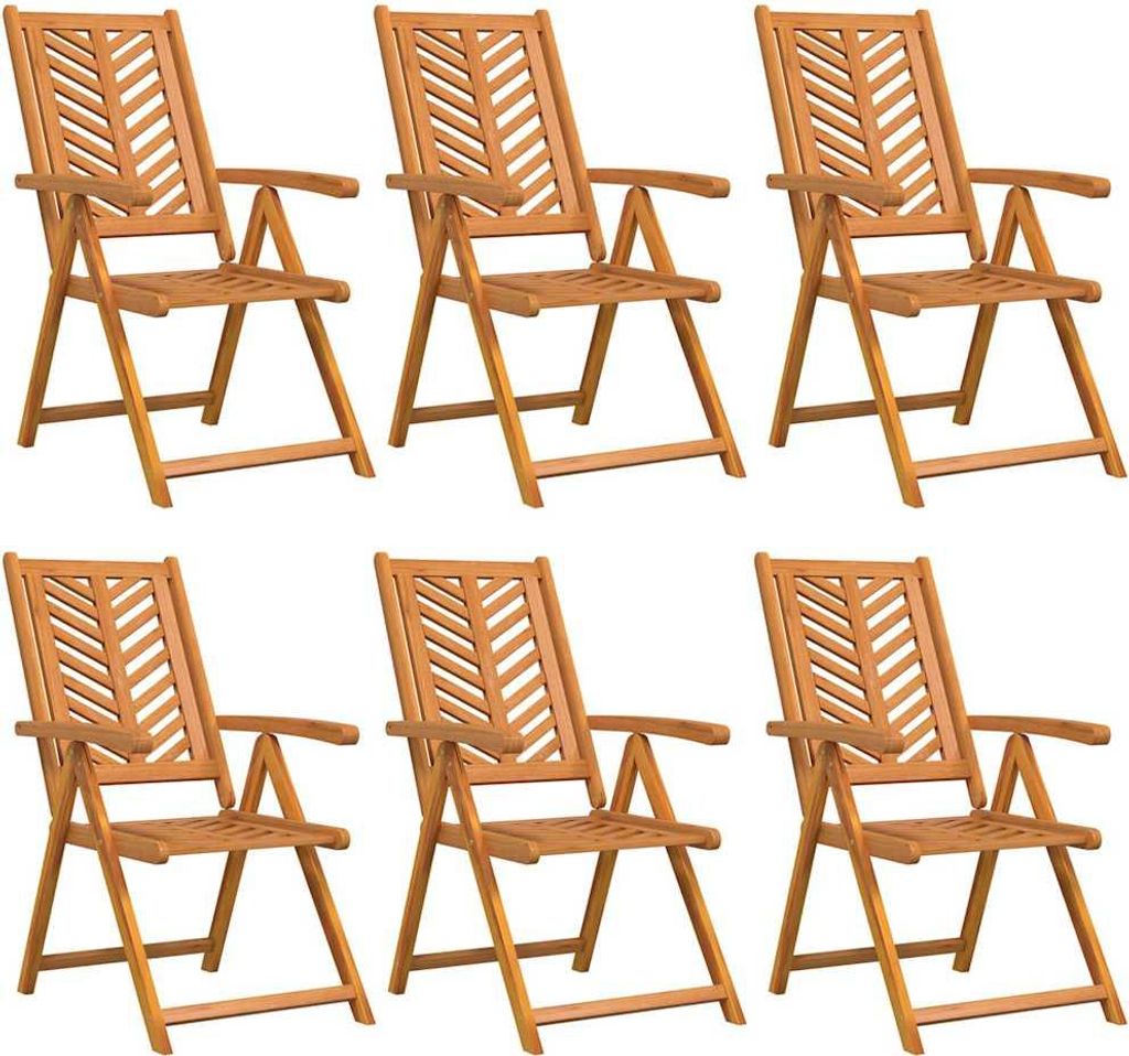 Best Möbel Recliner 6 pcs - Braun 57x71x90cm Holz - Stapelsessel A3154135