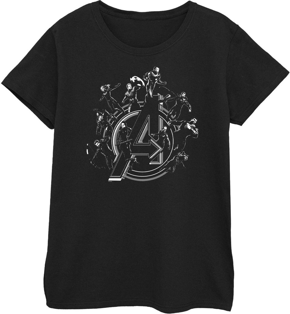 Marvel - "Avengers Endgame" T-Shirt für Damen BI51179 (S) (Schwarz)