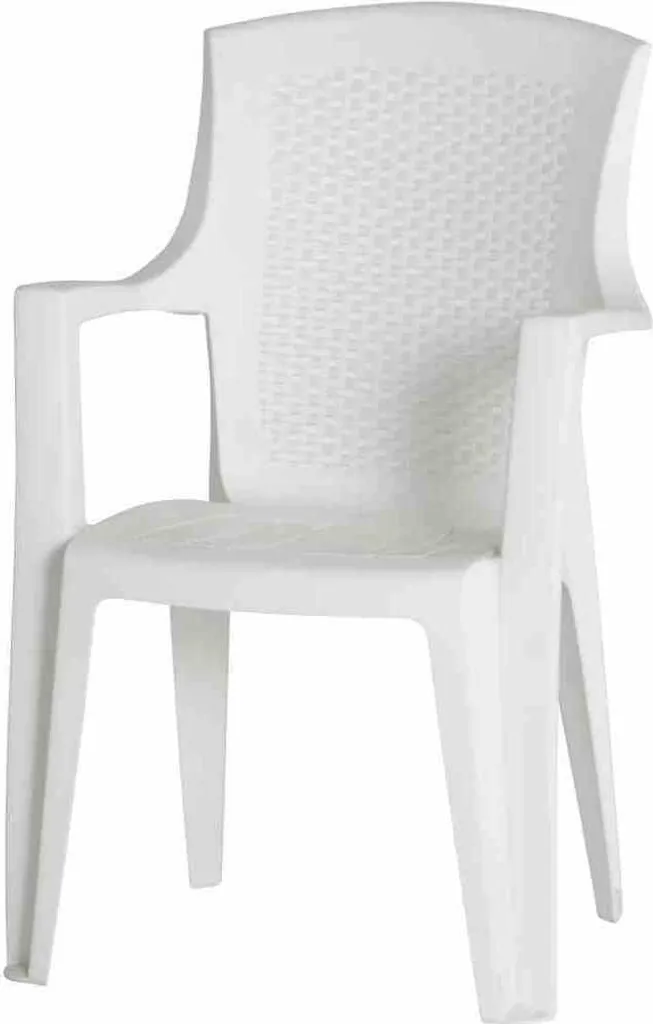 Sedia Eden Bianca: il Tuo Angolo di Paradiso in Giardino Effetto Rattan