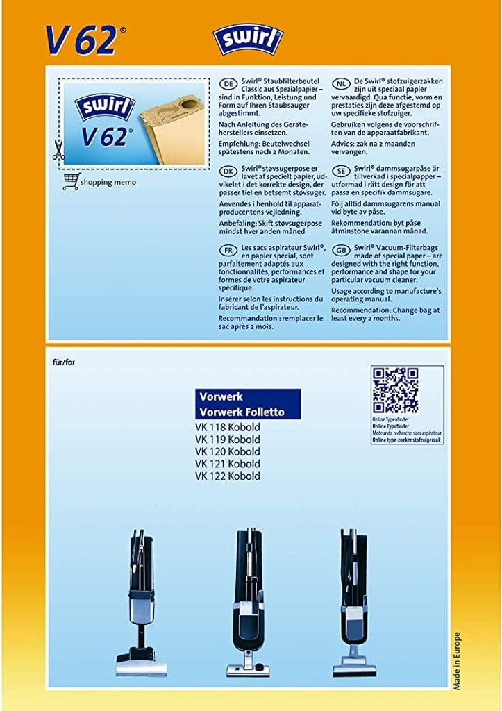 Swirl V 62 Produktbild 