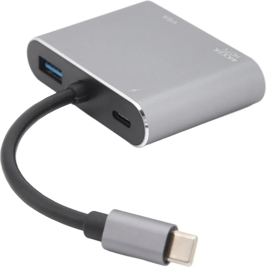 hub Type-C 4-in-1, interfaccia display 4K HD, VGA, USB3.0, dock multiplo per laptop, docking station