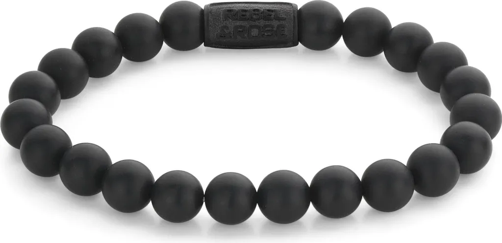 Bracelet élastique confortable Rebel & Rose RR-80082-B sans fermoir
