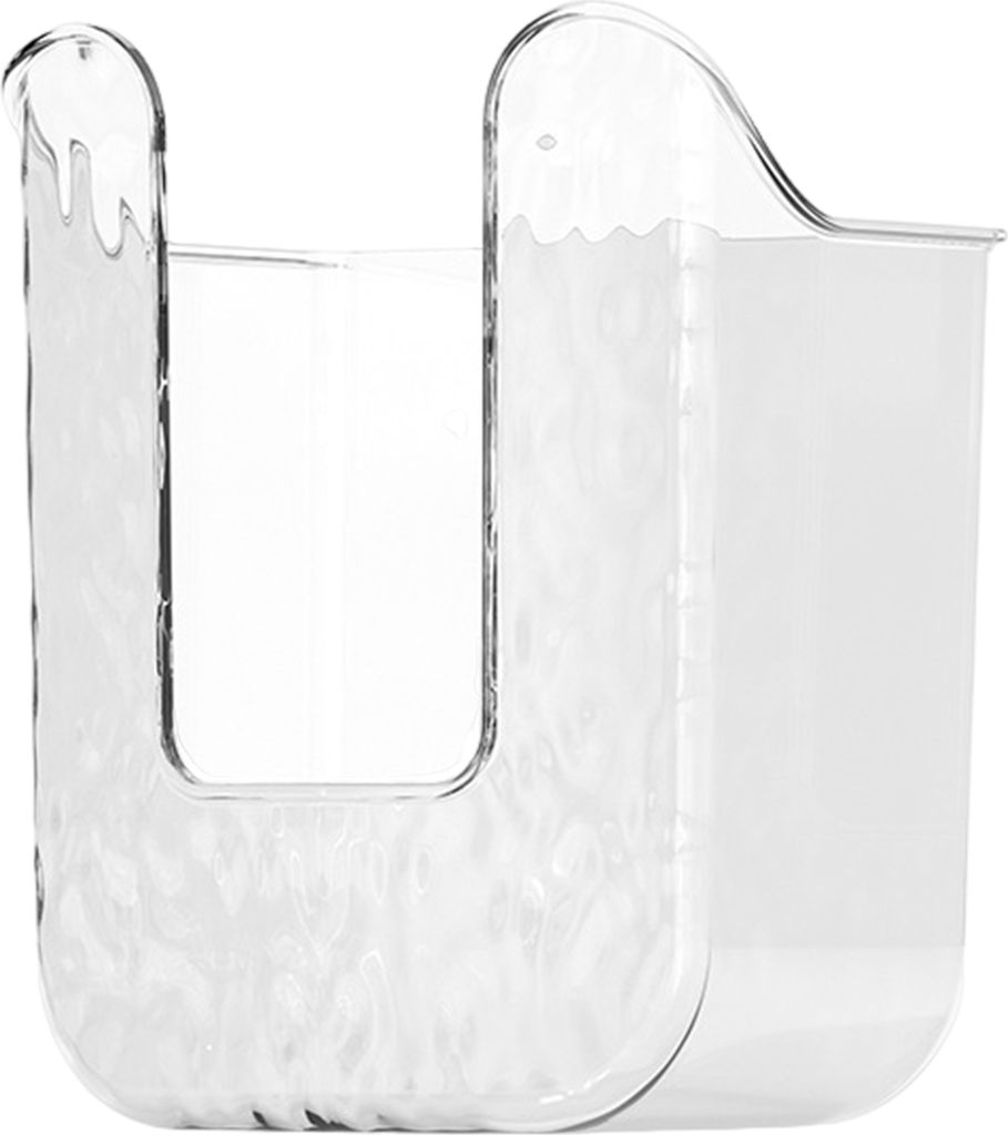 Aufbewahrungsbox für Küchentücher, transparent, zur Wandmontage, stanzfrei, für Badezimmer, Tücherspender, Papieraufbewahrungskoffer, Organizer