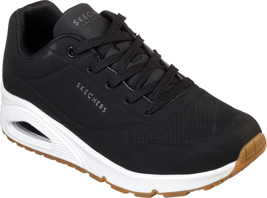 Skechers Uno - Stand On Air - Schwarz Polyester Größe: 38.5 Normal