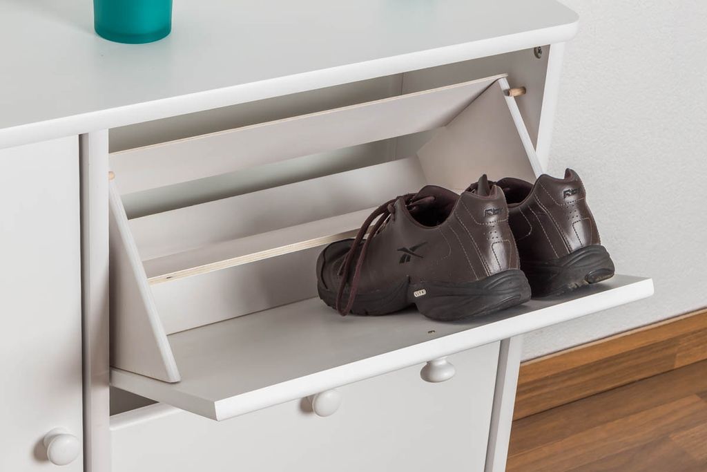 Schuhkommode Kiefer massiv