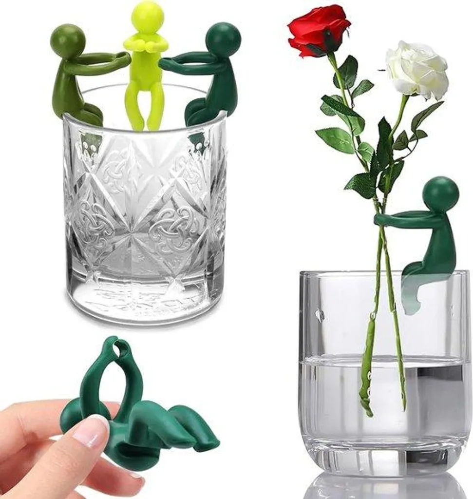 Composition florale bois et verre : centre de table jardinière chic