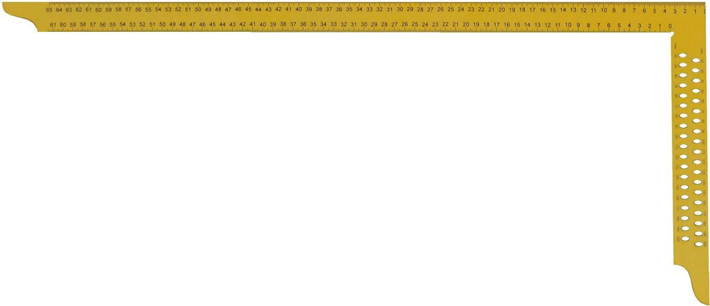 hedue® Zimmermannswinkel ZY - Gelber Zimmererwinkel aus Produktbild 