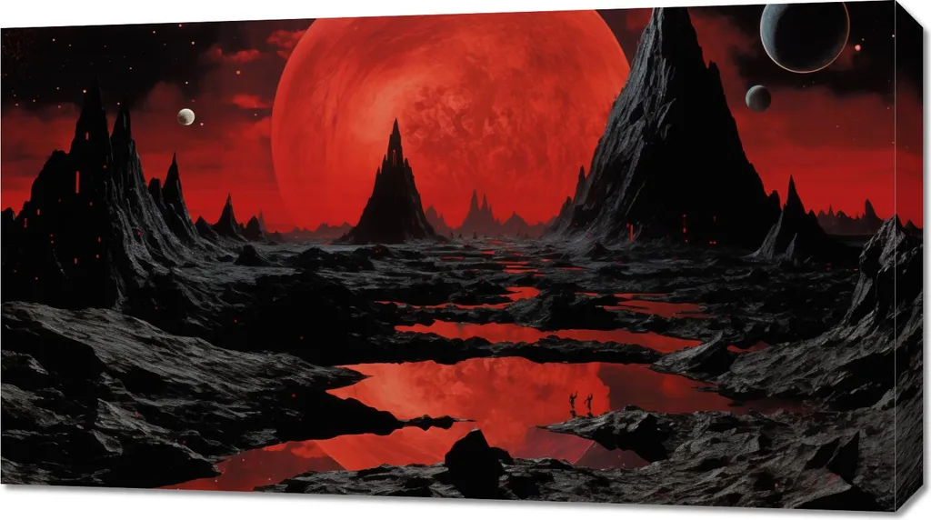 Quadro 90x50cm Pienezza nelle terre lontane