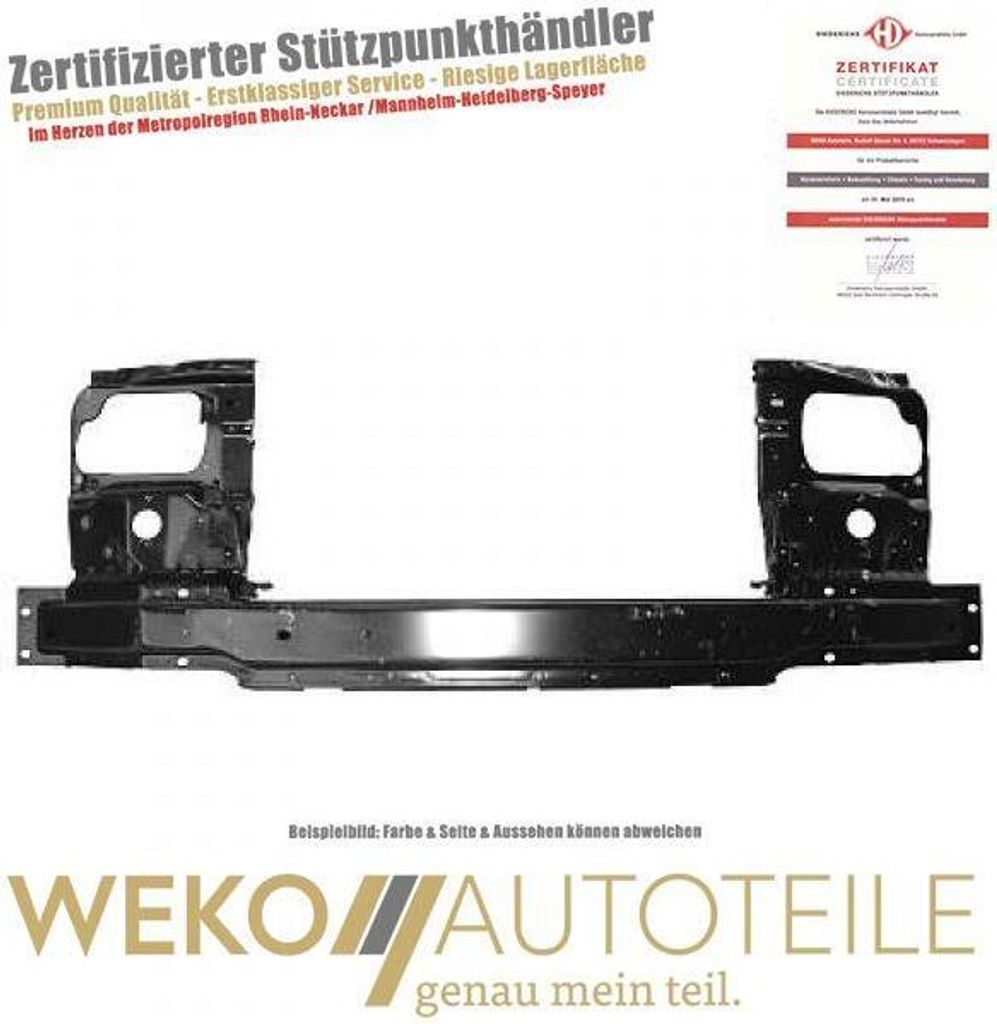 Frontgerüst Frontblech Frontgerüst komplett für VW T4 2270002 ab Bj 09/91 -03