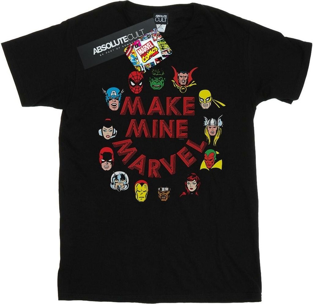 Marvel - "Make Mine Marvel" T-Shirt für Herren BI37889 (XL) (Schwarz)
