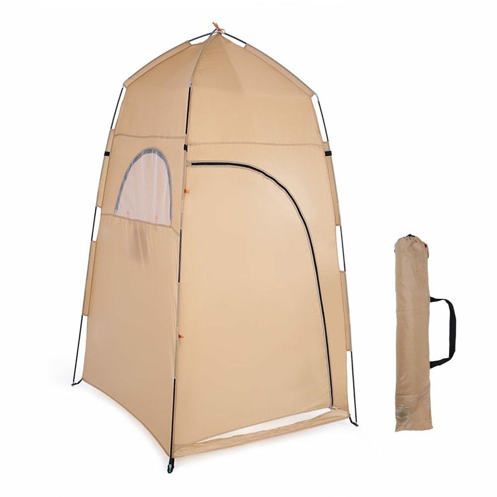 Pop Up Duschzelt Toilettenzelt Umkleidezelt Camping Zelt Wasserfest Beistellzelt 